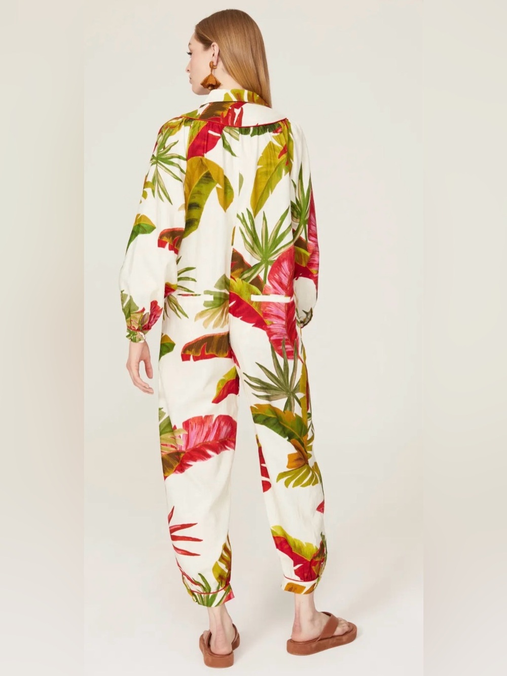 Farm Rio Spring Forest Jumpsuit Size XS - Picture 2 of 10